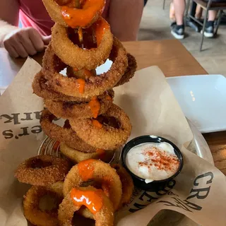 Buffalo Onion Rings