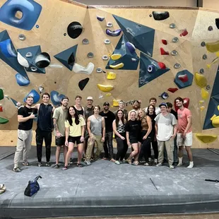 As a community we enjoy climbing together at other bouldering gyms too!