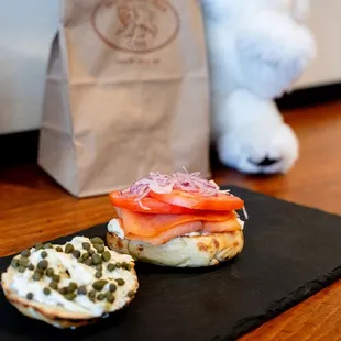 Fresh and homemade bagel options (in winter)