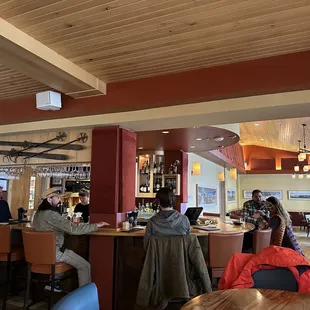 people sitting at the bar