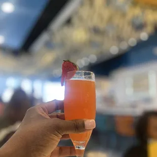 Strawberry mimosa