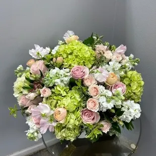 Beautiful birthday arrangement for my friend.