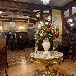 Dining room and bar area.