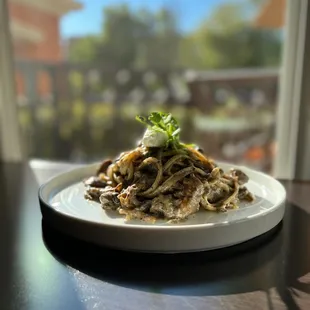 Mushroom Linguini