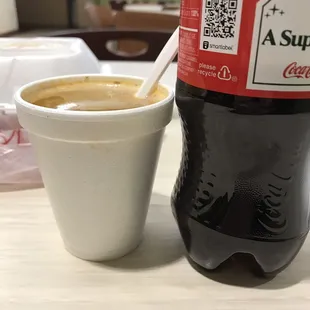 The small crab soup is very, very small