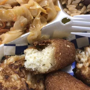 Inside of the quiet dogs.. I mean hushpuppies