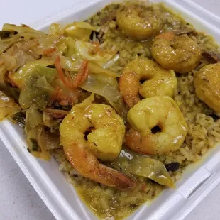 Curry shrimp