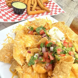 nachos, food