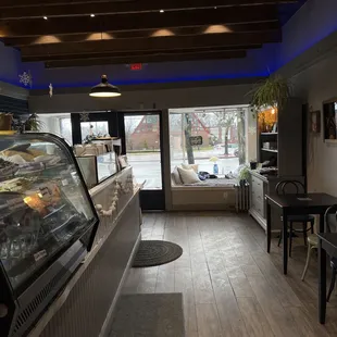 Inside cafe