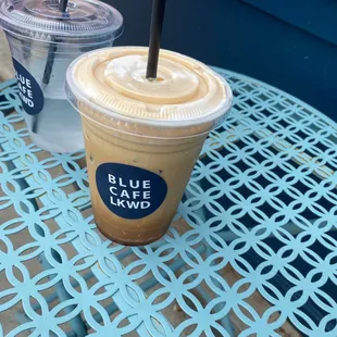 Caramel cold foam cold brew