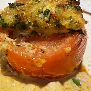 Not stuffed , just lightly covered on top of