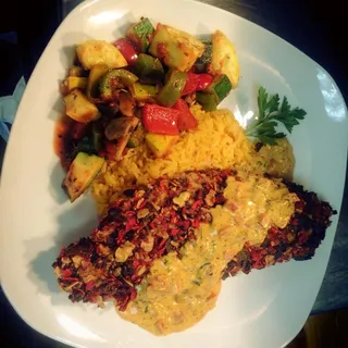 Tortilla Crusted Drum