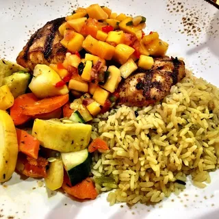 Grilled Mango Salmon