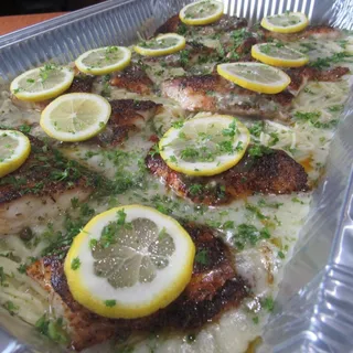 Drum Piccata Family Style