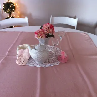 Victorian centerpiece for shower or birthday party