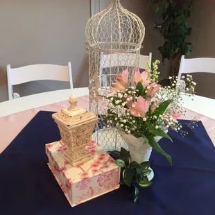 Shabby chic centerpiece