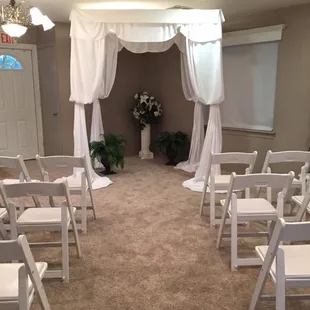 Inside wedding