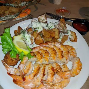 a plate of food