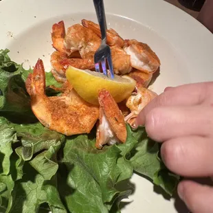 The overcooked peel and eat shrimp. The only slip from perfection.