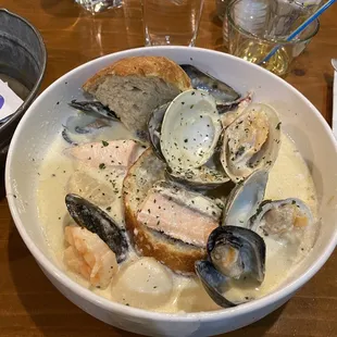 Seafood Boullie. It was delicious.