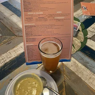 Great Cream of Crab soup.  Thick but not pasty!