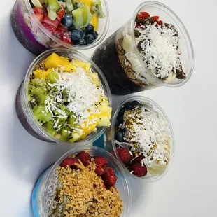 Malibu Bowl, Classic Bowl, Rainbow Bowl