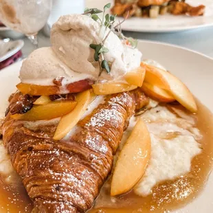 French Toast with Croissant