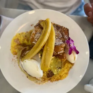 Banana Creme French Toast
