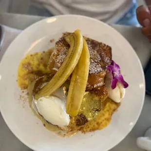 Banana Creme French Toast