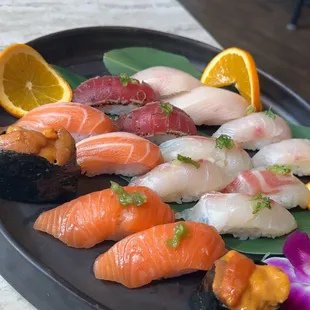 Assorted nigiri