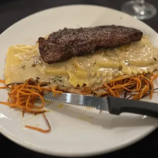 Steak &amp; Ravioli