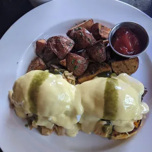 Dungeness Crab Eggs Benedict