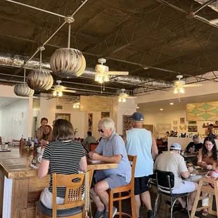The interior of Blue Hen