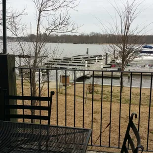outside