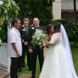 Brides bouquet at another angle