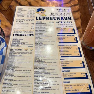 The Blue Leprechaun