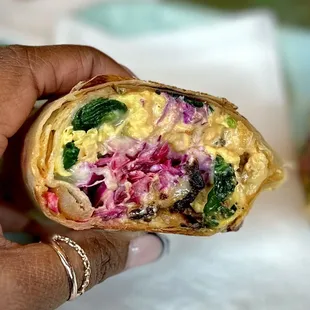 Thursdays menu item: breakfast burrito