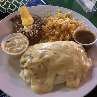 Bruins Burrito Platter
