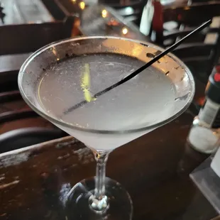 Strawberry lemon drop martini