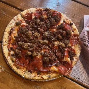 10 inch mountain man pizza