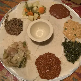 Vegetarian plate
