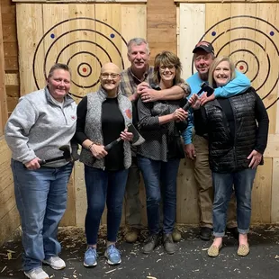 Party of 6 celebrating a birthday