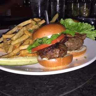 Roasted Chicken and Ox Burger