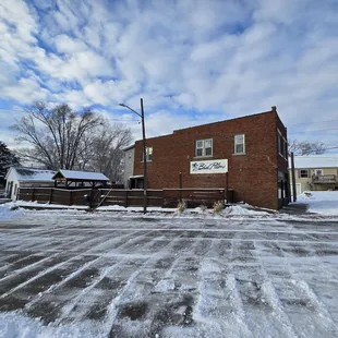 Plenty of plowed street parking