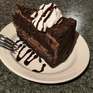Double chocolate cake