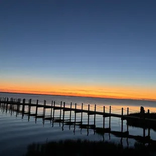 Sunset from the pier.