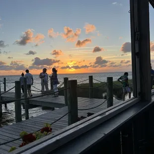 View from outdoor table
