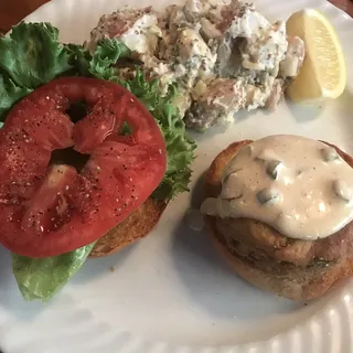 Pan Fried Local Jumbo Lump Crabcakes