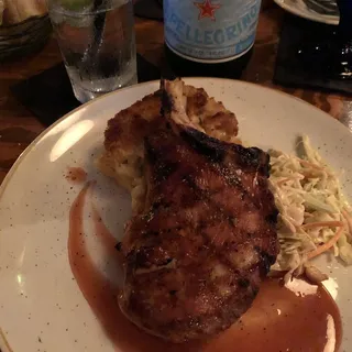 Grilled Cherrywood Smoked Pork Chop