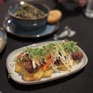 Pork belly and plantains